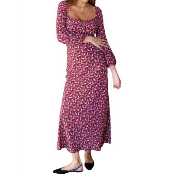 NEW EMERSON FRY franny bias dress in romey's flowers - Picture 5 of 6